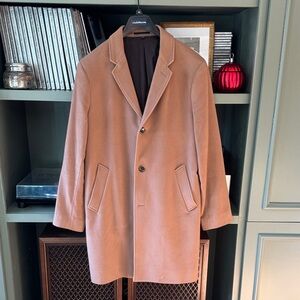 J. Crew Men's Camel Ludlow Trench Coat